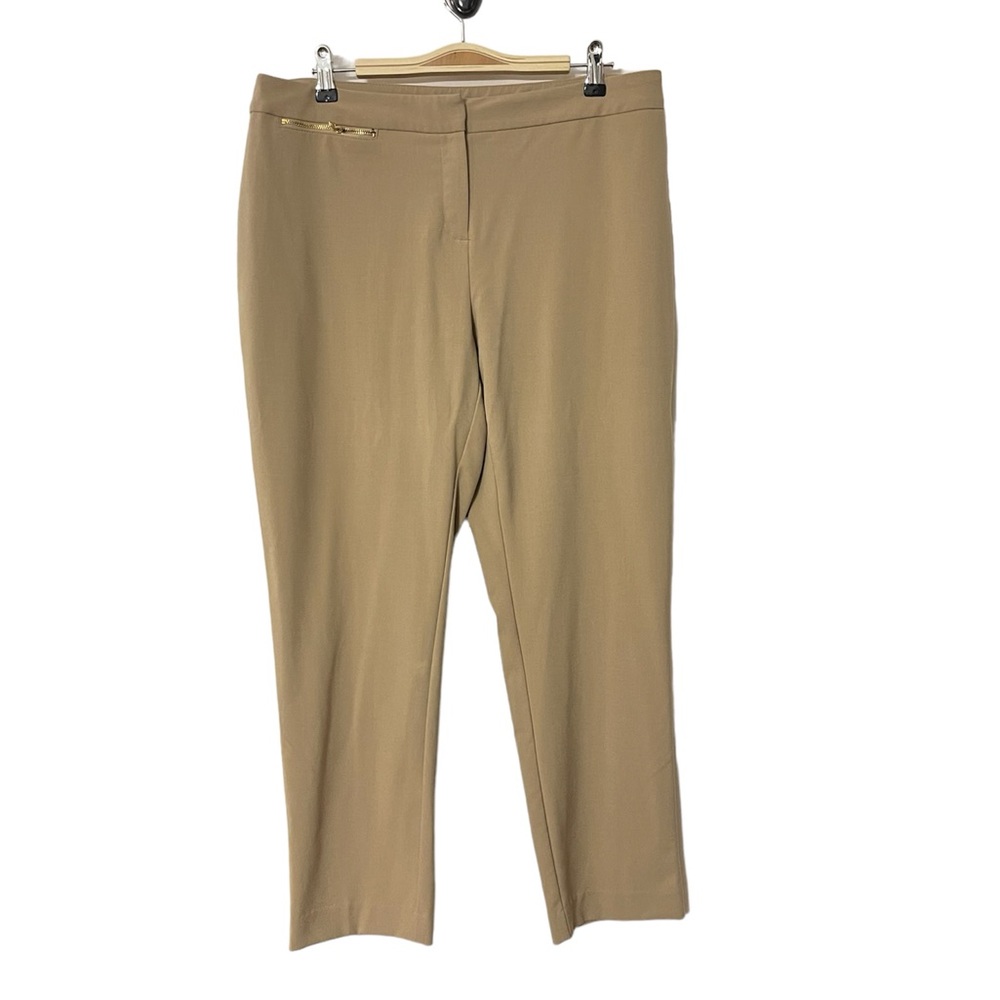 Ellen Tracy Tan Dress Pants Sz 10
